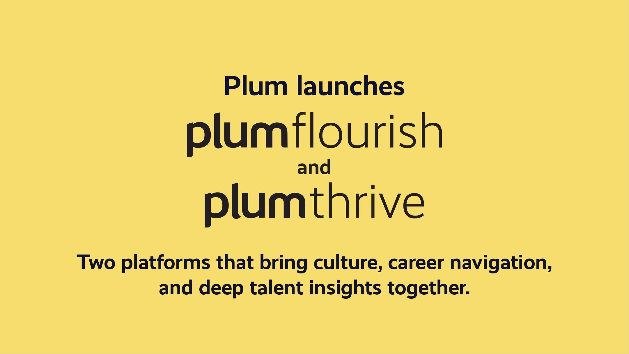 First Ever: Plum Brings Company Culture, Career Navigation and Deep Talent Insights Together Through New Products 